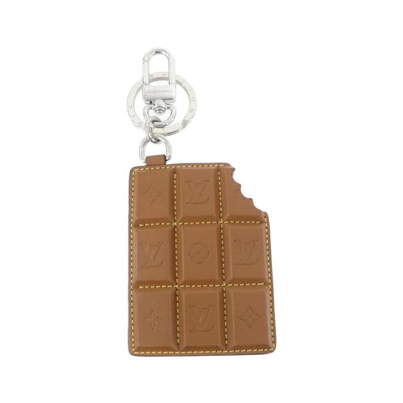 LOUIS VUITTON Jewelry - Louis Vuitton Monogram Accessory Bag Charm LV Chocolate Bar M01478 Keyring